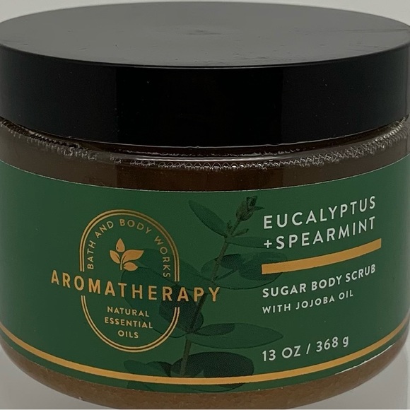 Bath & Body Works Aromatherapy Eucalyptus & Spearmint Sugar Body Scrub Jojoba - Picture 1 of 4